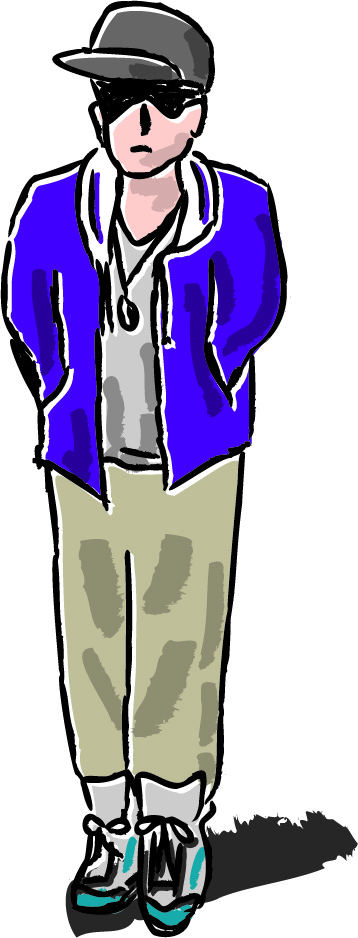 B系ファッションイメージイラスト