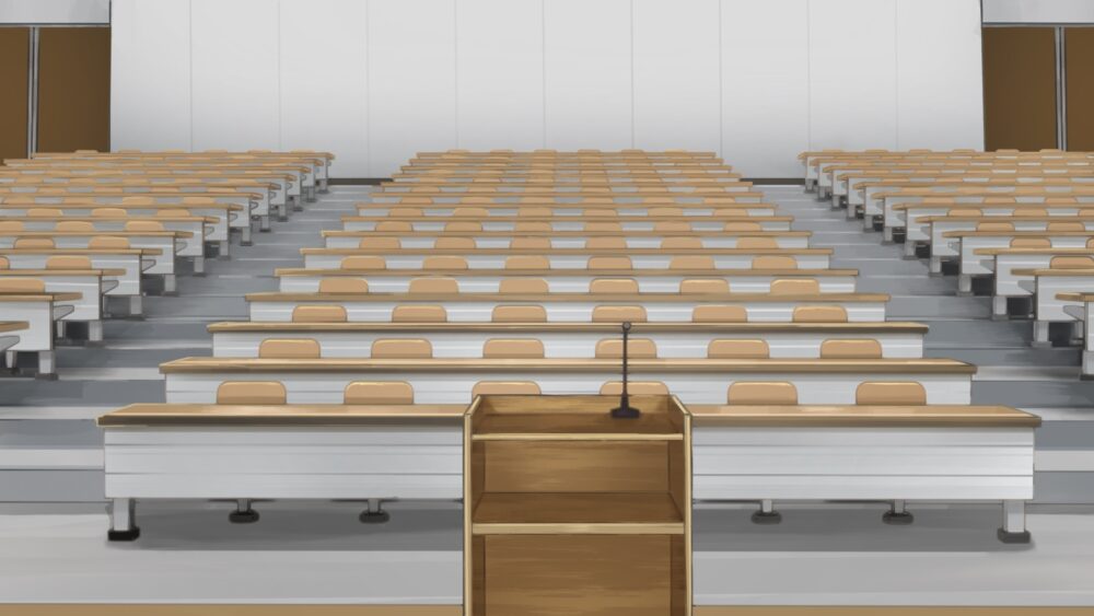 大学の講堂イメージイラスト