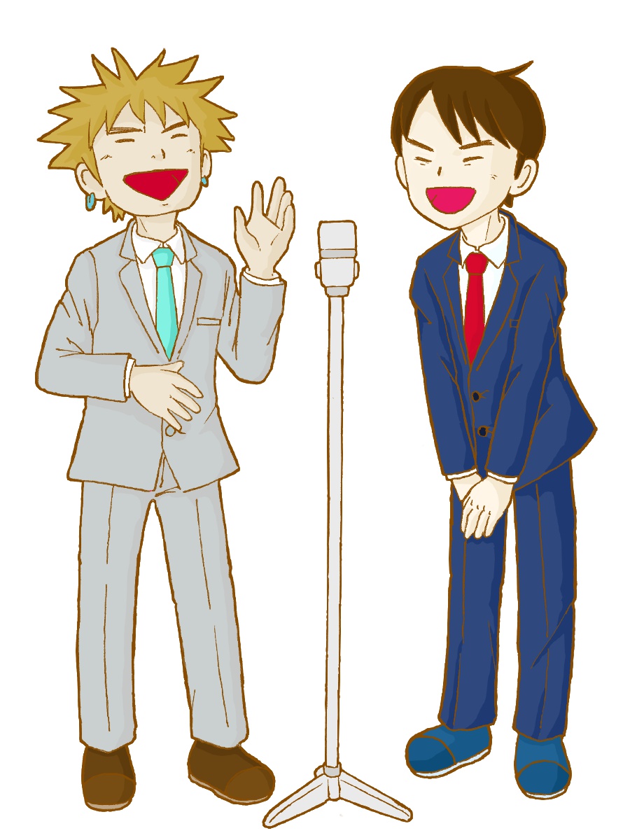 漫才師のイメージイラスト