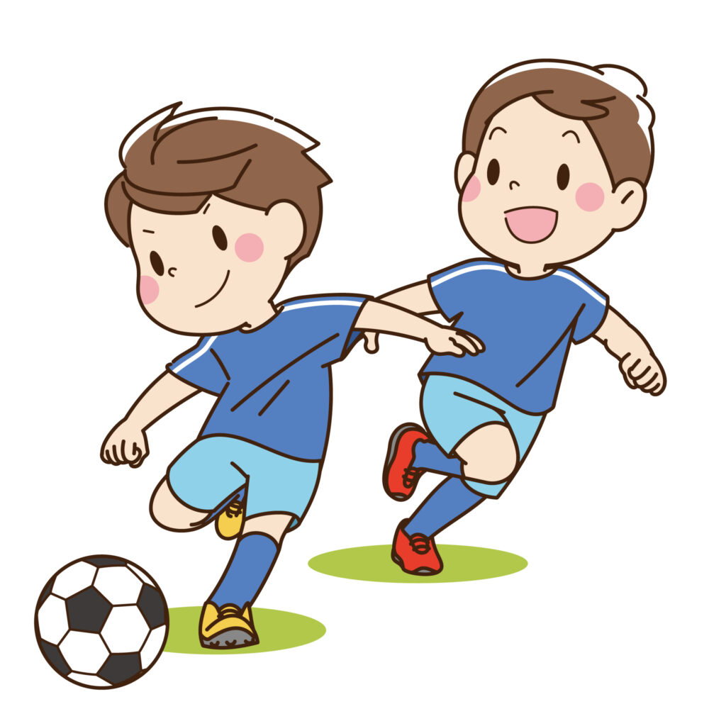 サッカー少年イメージイラスト