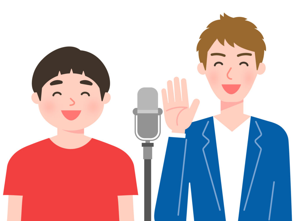 漫才コンビのイメージイラスト