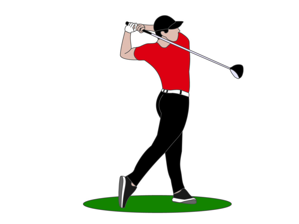 ゴルフ部のイメージイラスト
