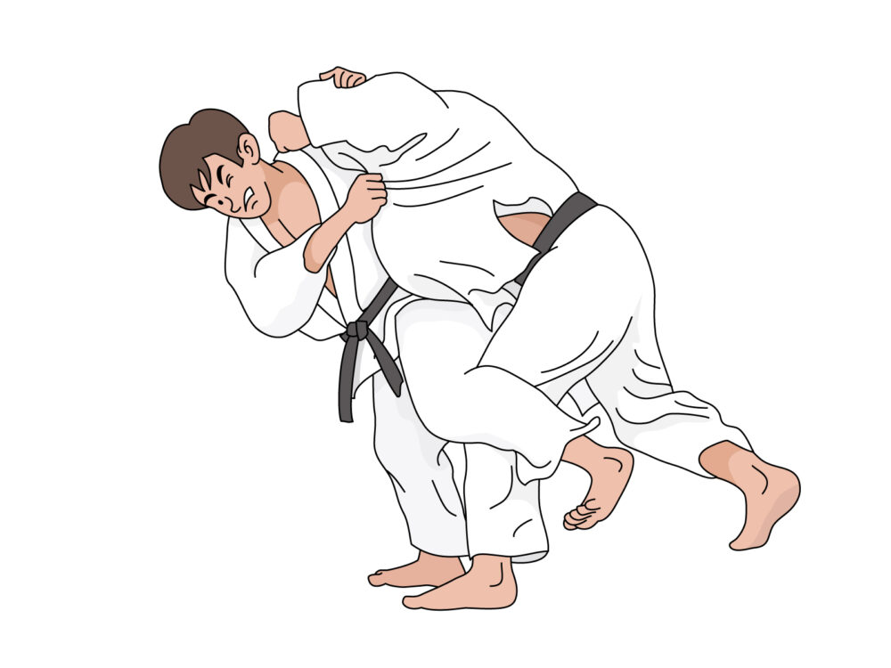 柔道部のイメージイラスト