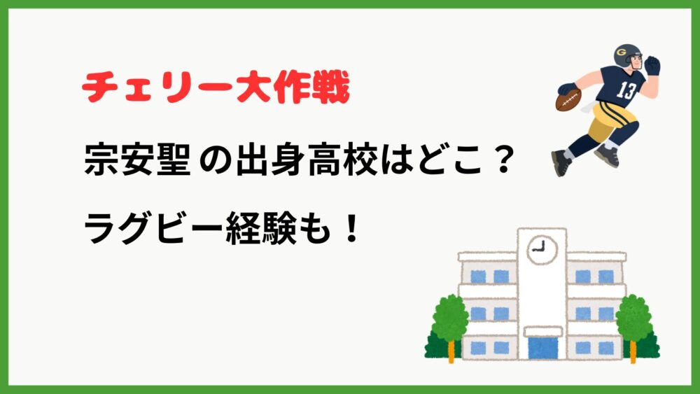 チェリー大作戦宗安のプロフィールを紹介するブログ記事のアイキャッチ